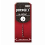 Rico RRP05BCL300_737 RICO PLSTCVR CLAR REED 5/BX 3
