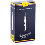 Vandoren SR202_36225 VAND SOPRANO SAX REED #2 10/BX
