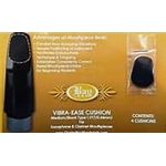 GLAESEL 2427M Mouthpiece Cushion, Vibra-Ease, Bay, 4 PK, Medium / Black