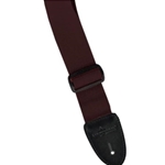 ST LOUIS USA-20BR Nylon Web Strap Leather Ends Brown