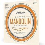 D'Addario EFW74 Flatwound Mandolin Strings