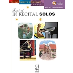 Best of IN RECITAL SOLOS Bk 3