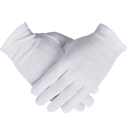 Style Plus COT100L Wh. Cotton Gloves L