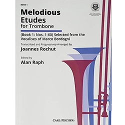 Melod. Etudes Trombone Bk 1
