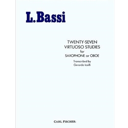 Bassi 27 Virtuoso Studies for Sax