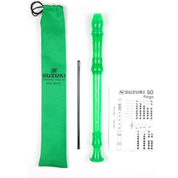 Music Doctors SRE 80TG Suzuki Soprano Recorder Green