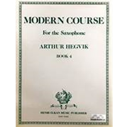 Hegvik Modern Course Sax Bk4