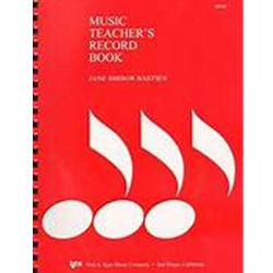 Music Teachers Record Book BASTIEN TC